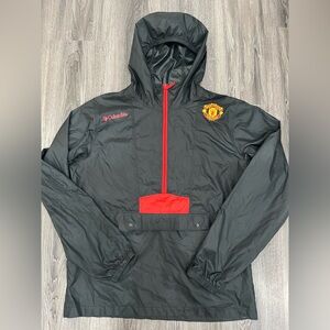 Columbia Manchester united Black Windbreaker